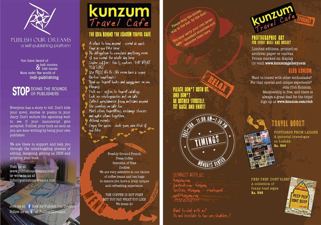 Kunzum-Menu